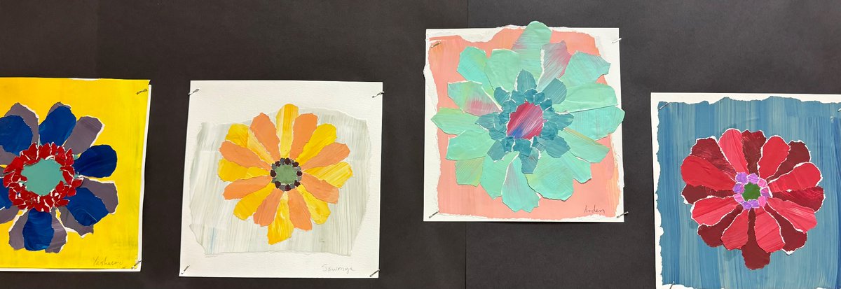 Look what the art kiddos left behind so the leaders could smile through the halls this summer ☀️