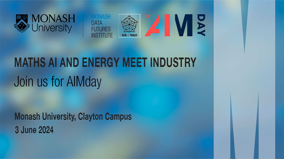 Does your organisation have a challenging maths, #AI, or energy-related problem? Join @MonashDFI, for AIMday next week. AIMday is all about discussions for industry problems that need solving by collaborative exploration.
📆Mon, 3 June
📌 <a href="/MonashUni/">Monash University</a>
👉lnkd.in/gVHC2C_9