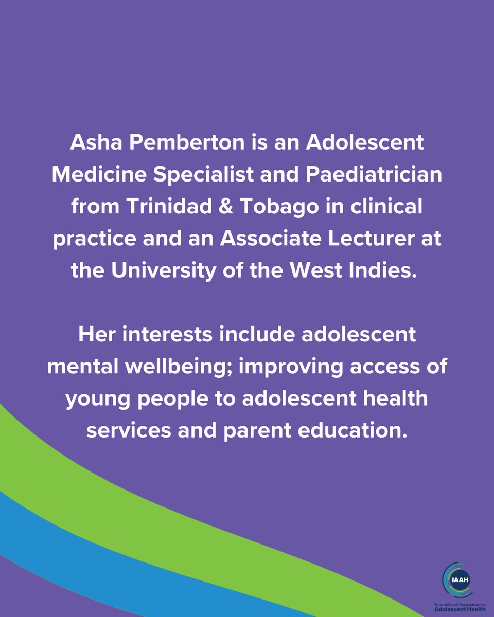 IAAHglobal's tweet photo. 📣 Get to know the IAAH Council Members. Here are 5 of our 9 members💫 1/3

#IAAH #MeetOurCouncil #CouncilMembers #IAAHCouncil #AdolescentHealth https://t.co/JdW7nFEPuL