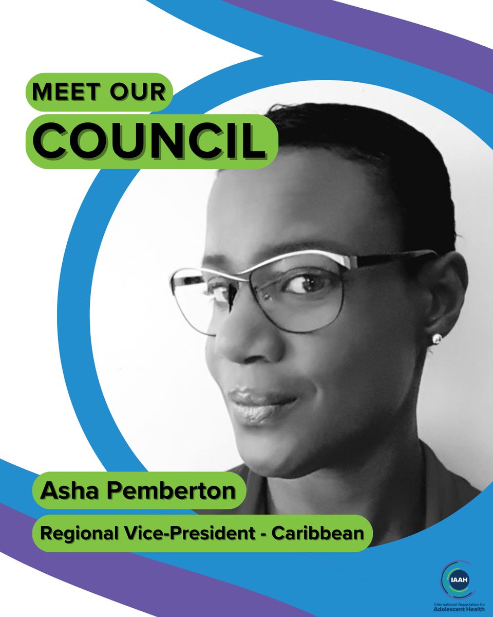 IAAHglobal's tweet photo. 📣 Get to know the IAAH Council Members. Here are 5 of our 9 members💫 1/3

#IAAH #MeetOurCouncil #CouncilMembers #IAAHCouncil #AdolescentHealth https://t.co/JdW7nFEPuL