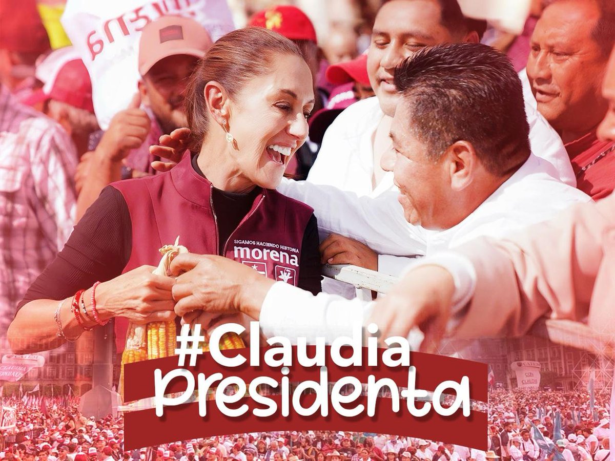 México ya decidió #ClaudiaPresidenta #ConTokioClaudia