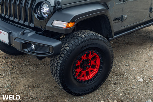 Weld Off-Road 17X9 Cinch 5X114.3 5X127 ET00 BS5.00 Candy Red / Satin Black 78.1 Wheel - W13379026500: Weld Off-Road Wrangler JK JL | Gladiator JT  17X9 Cinch 5X114.3 5X127 ET00 BS5.00… dlvr.it/T7ZZ9t #justboltons #performanceparts #klarna #buynowpaylater #justboltonscom