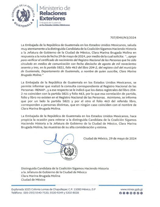 Oye @lumendoz y @acastagne se les cae otra mentira más y a la #Rataboada los desmiente el gobierno de Guatemala respecto a la “supuesta acta” falsa que circularon! 👇🏼👇🏼👇🏼👇🏼👇🏼👇🏼👇🏼👇🏼👇🏼
