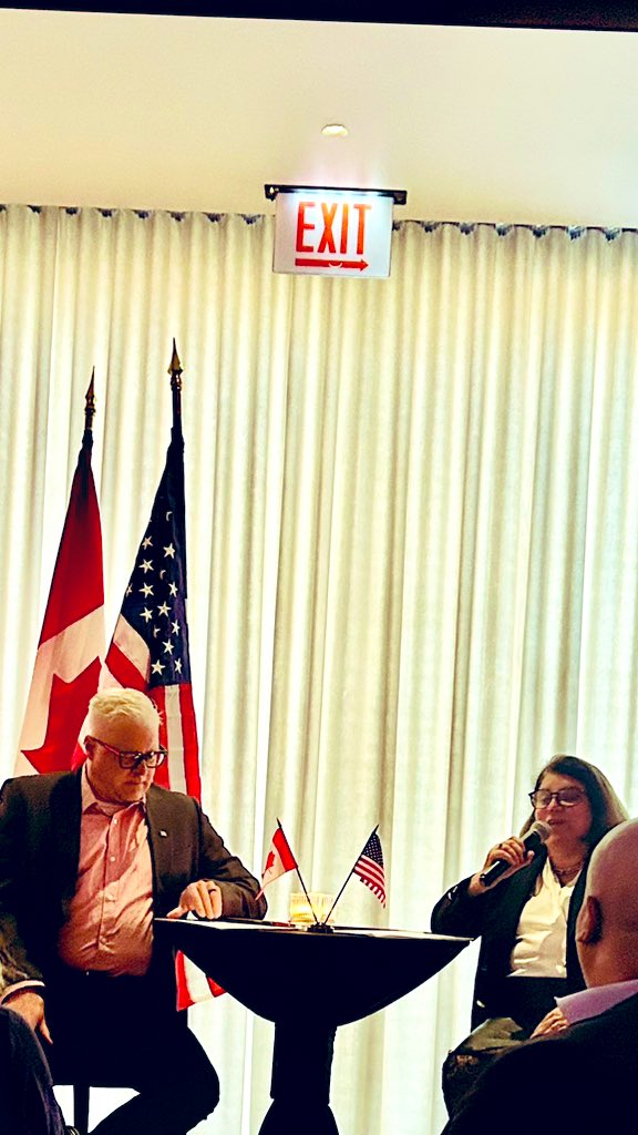 ravikarkara's tweet photo. Protein Industries Canada, #BillGreuel and Valdirene Bastos Evans, @Ingredion at the Executive Experience with #FutureofFoodWeek 2024 
@CanCGChicago @Mad_Fequiere @WorldBizChicago @VinayIndraganti 
@chicago

@satyanadella @Rajeev_GoI @elonmusk  @kimbal @jason @vkhosla @USAmbKeshap  @krassenstein @IFT @DaniNierenberg @ChristineMHall @AgFunder @chamath @bhash @pbillore141 @SubramanianKri @sanjeevsanyal