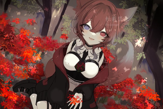 「flower fox ears」 illustration images(Latest)