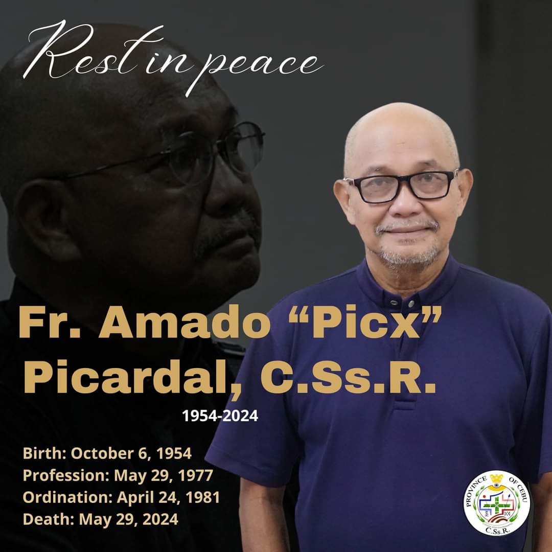 Rest in peace to Redemptorist Fr. Amado 'Picx' Picardal, one of Pressone.ph's columnists. He was one of the fiercest fighters of Duterte's EJKs. You will be sorely missed.