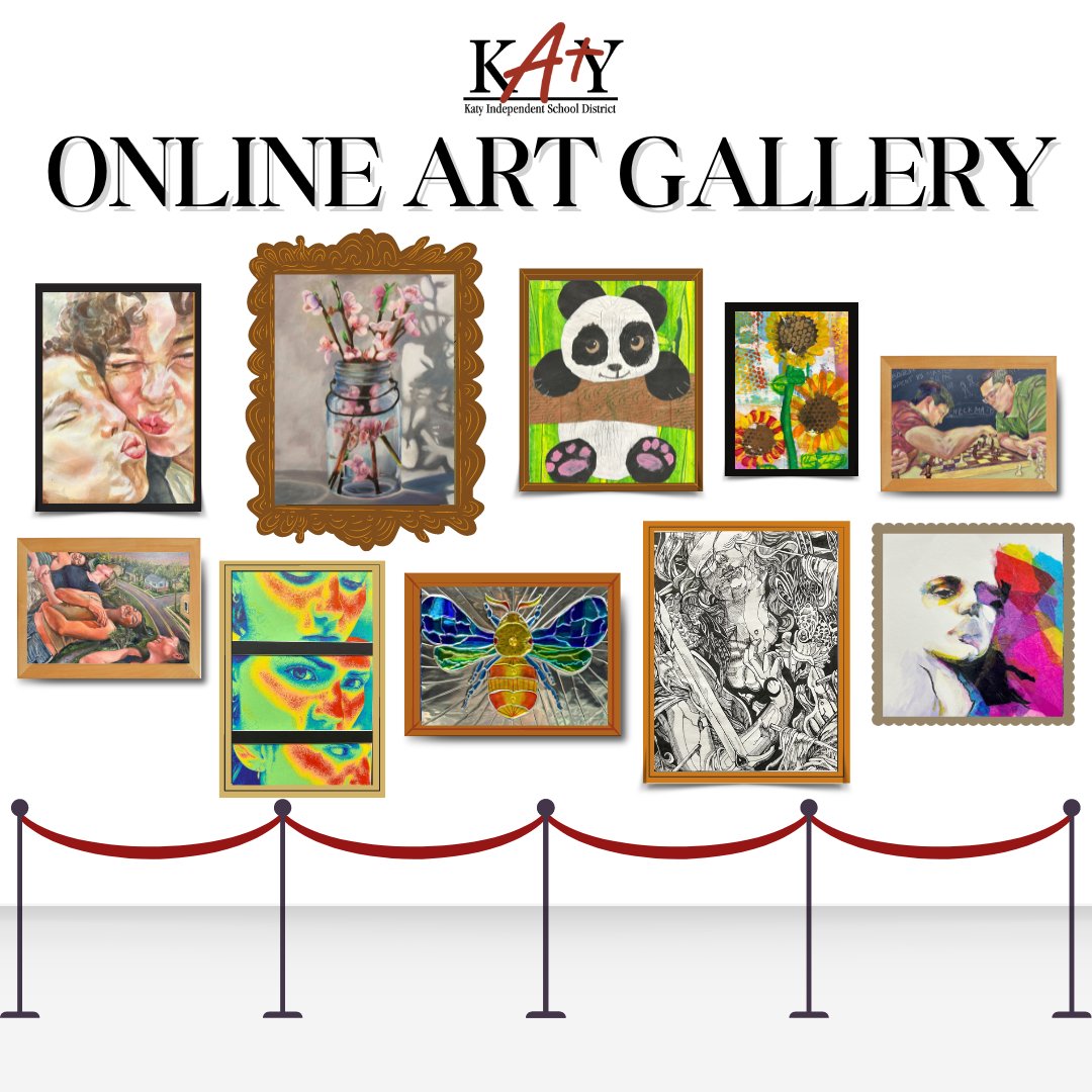 Last month, Katy ISD Fine Arts proudly hosted the annual Spring Art Show, showcasing over 900 student artworks!
🎨

Explore the Katy ISD Online Art Gallery to experience the vibrant array of talent in our district featured in the show: bit.ly/4aELlS3 
#KatyISDFineArts