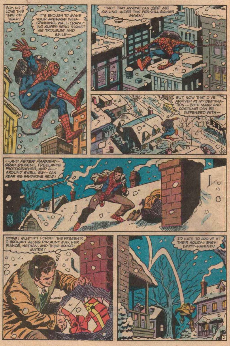 Shout out to spider-man in the snow Gotta be one of my favorite aesthetics