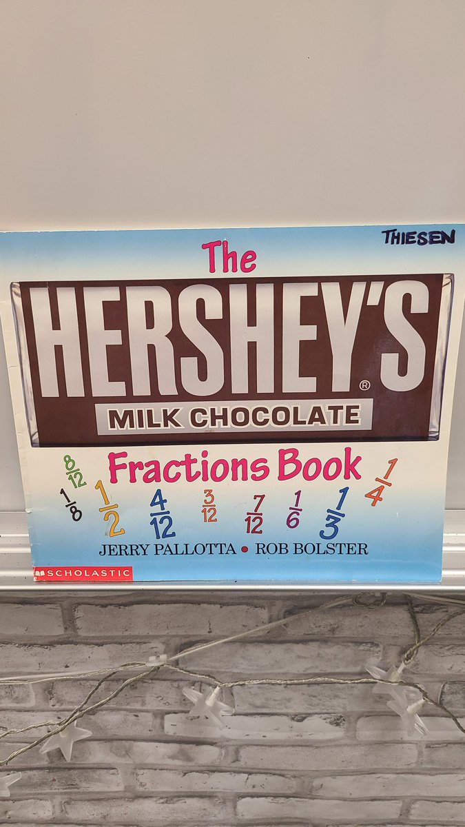 ThiesenArt's tweet image. How do you make fractions palatable for young learners? Bring out chocolate bars to explore twelfths and equivalents. #handsonlearning #fractionsarefun @Hersheys
