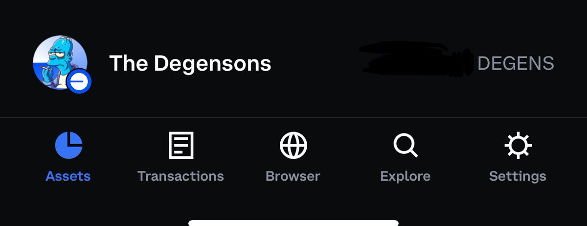 Spotting the @degensonsonbase logo finally showing up in the @CoinbaseWallet 📈📈📈🚀 Time to launch! 🐂