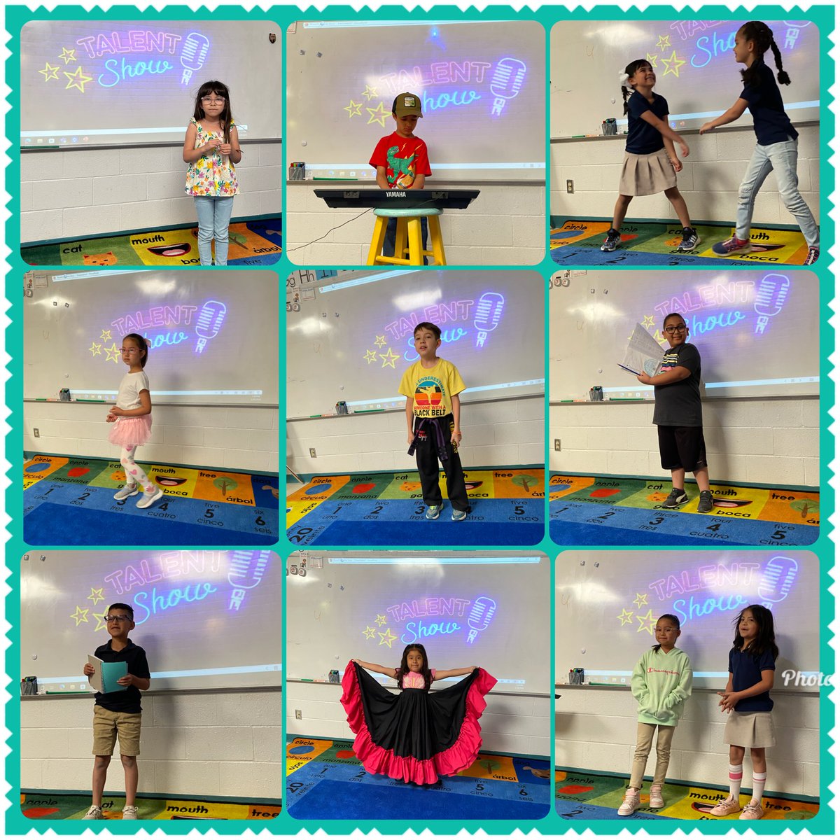 Nuestros talentosos piratas de la academia de dos idiomas en el concurso de talentos de primero año🎤🥰 #DualLanguage #TeamSISD