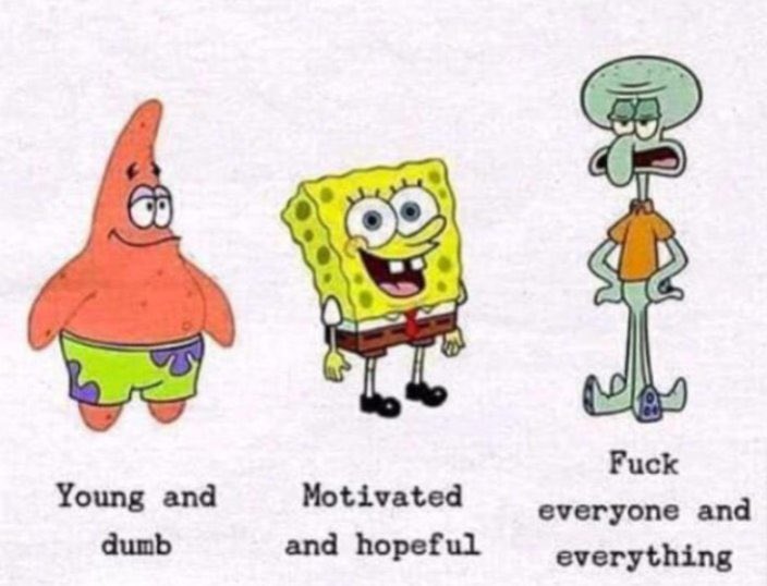 the 3 stages of growing up