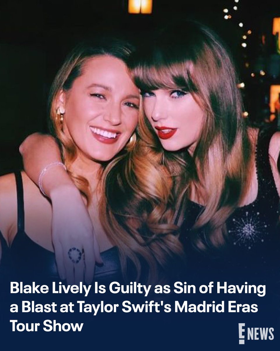 🔗: enews.visitlink.me/X3f35y
Long live Taylor Swift's friendship with Blake Lively. 🎤 The crowds in stands go wild at the link. 
(📷: Instagram)