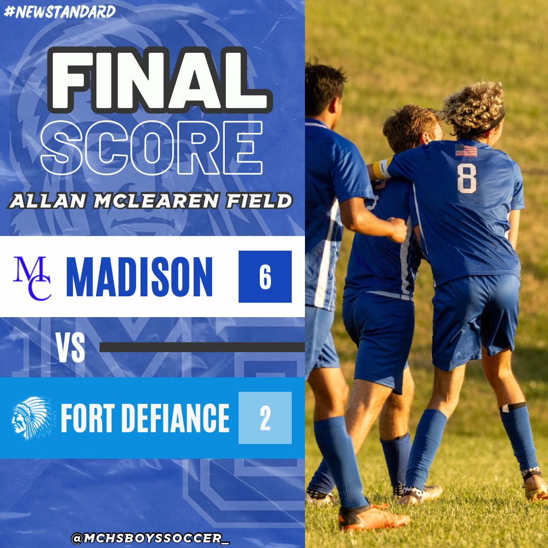 See y’all at States ‼️🤝

The Mountaineers defeat Fort Defiance 6-2, to punch their ticket to the state tournament and the Region Championship game!

#NewStandard X #MCHSBoysSoccer