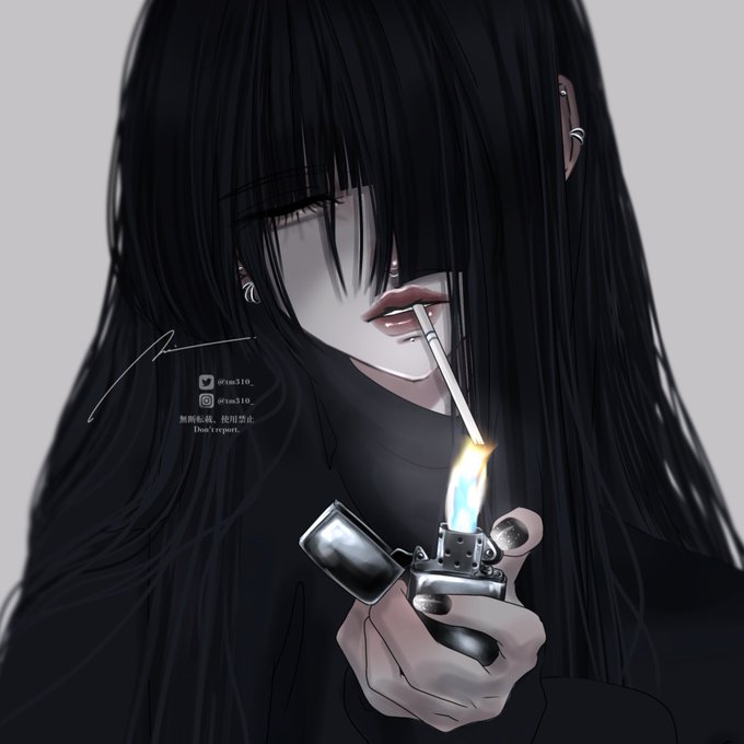 「cigarette jewelry」 illustration images(Latest)