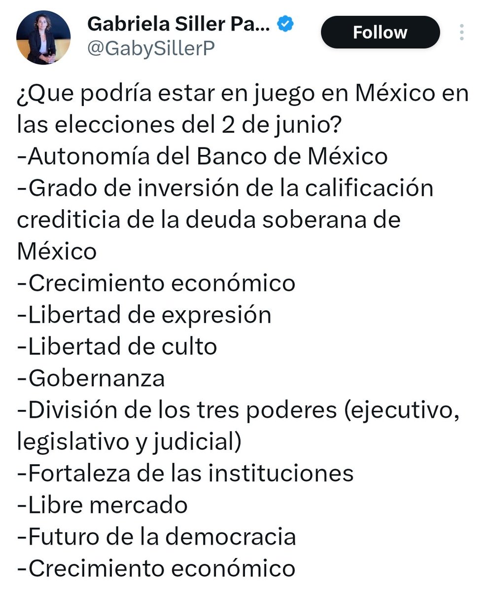 Arellano_Mex's tweet photo. Oye @GabySillerP todo eso ya lo tenemos.
Solo sobran los enemigo del pueblo como tú.

El odio no construye Naciones. https://t.co/V9oUkC0del