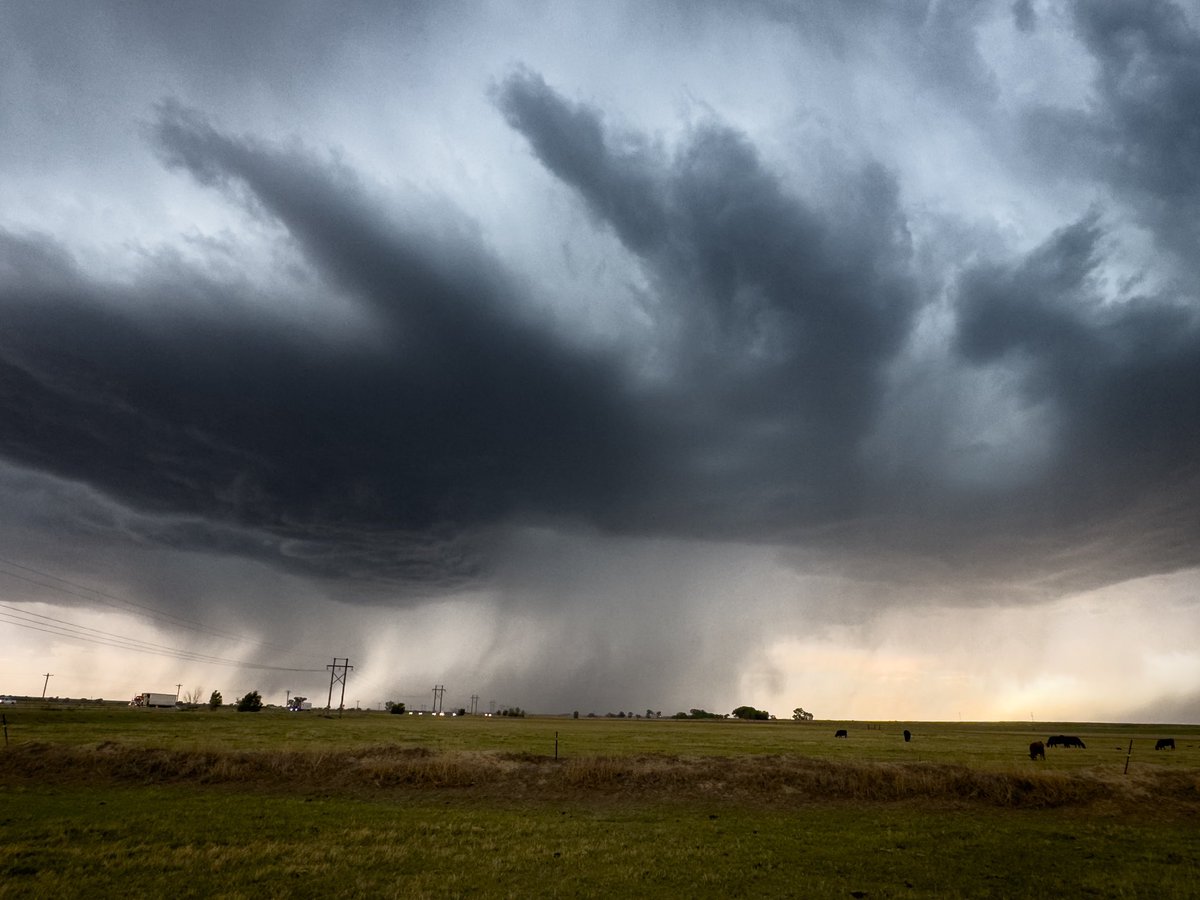 Great structure on the supercell near Lamar, CO #COwx