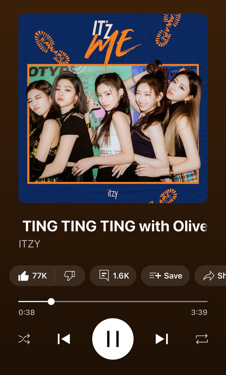 I actually really like this song…feels like something you would hear at a Rave…actually a lot of itzy music you could play at raves….