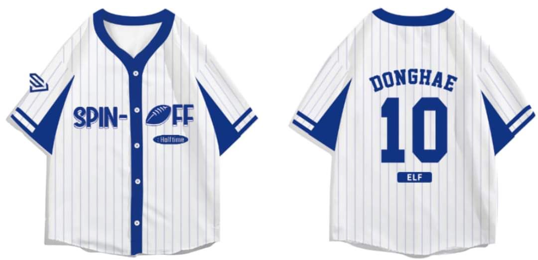 Open order Unofficial Super Junior Baseball Shirt Super Show Spin