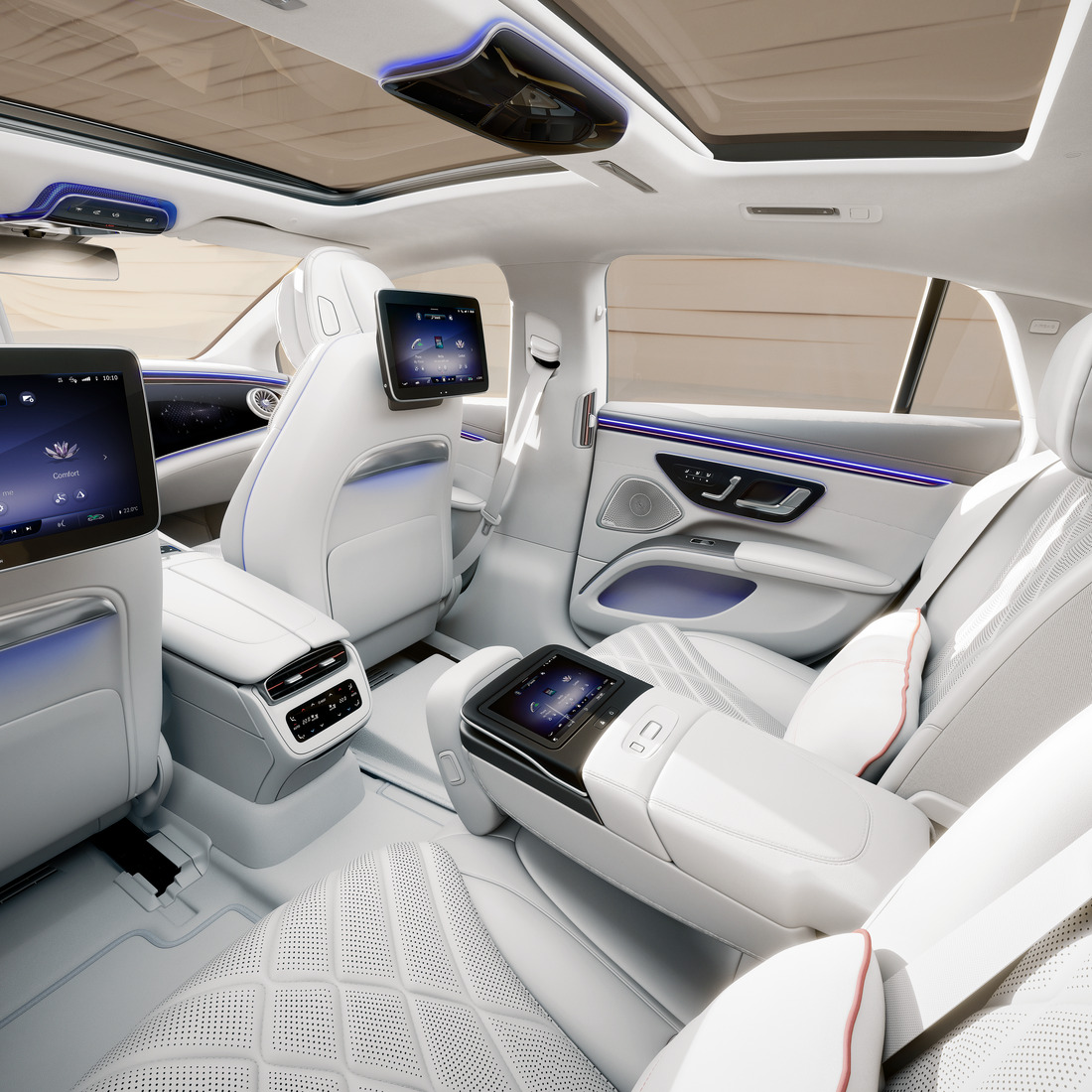 Mit der #EQS Limousine noch komfortabler unterwegs! Erfahrt mehr: mb4.me/EQS_de_x #MercedesBenz