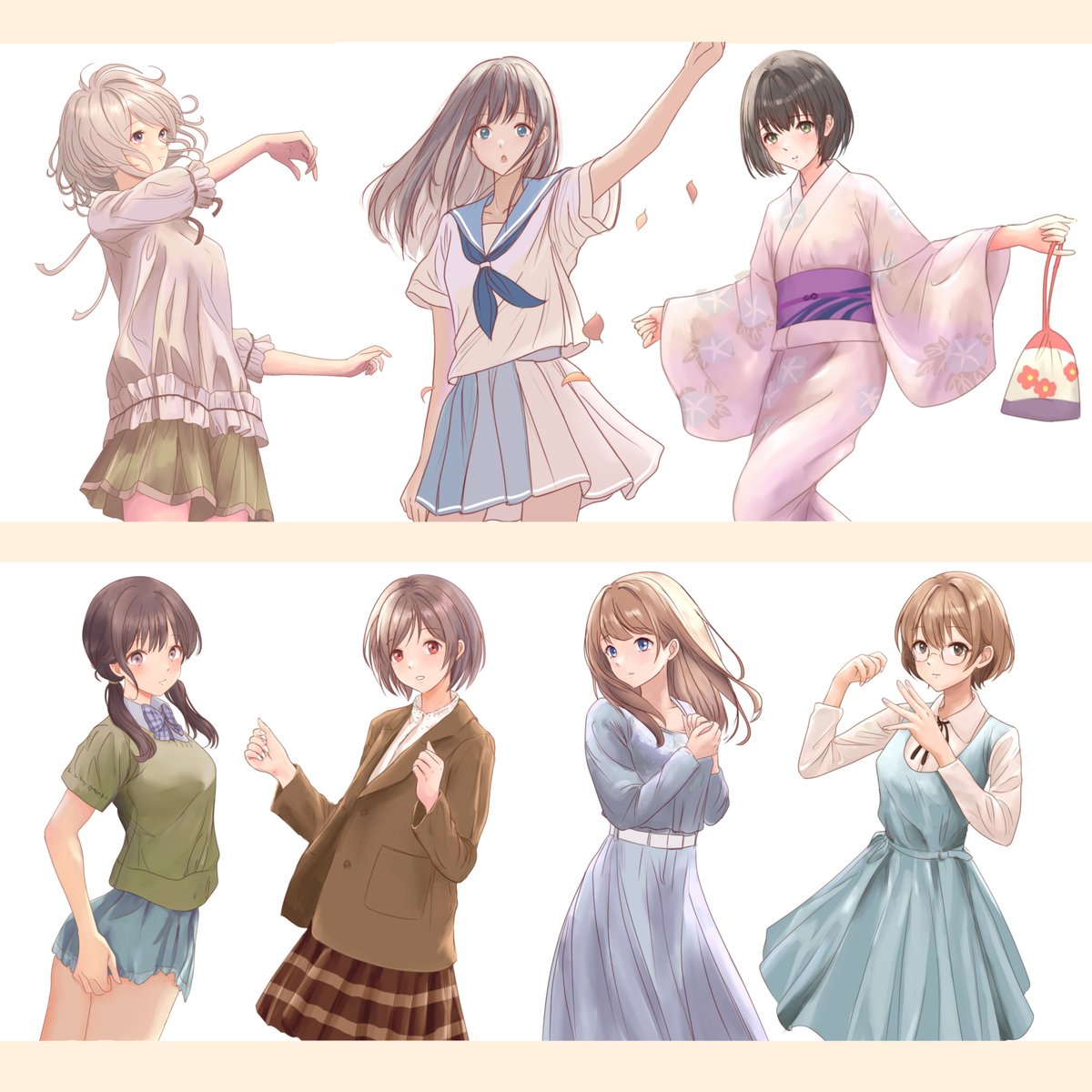#今月描いた絵を晒す
もっと上手く描ける様に頑張りたいです 