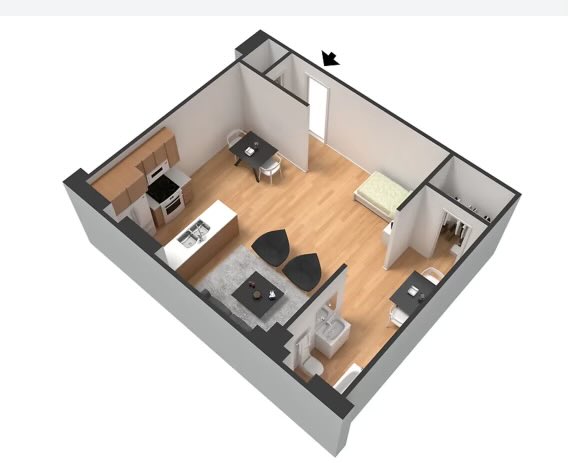 I’ve officially found DC’s worst studio apartment.

It has a combined bathroom-closet-breakfast nook