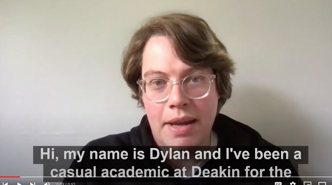 After two years pushing to get #WageTheft @Deakin exposed, casual academic Dylan and his colleagues are vindicated as the university finally admits the 'error' to @fairwork_gov_au: theage.com.au/national/victo… Now they must get paid! Here's Dylan: youtu.be/5mQt42_Hl08?si… #HigherEd