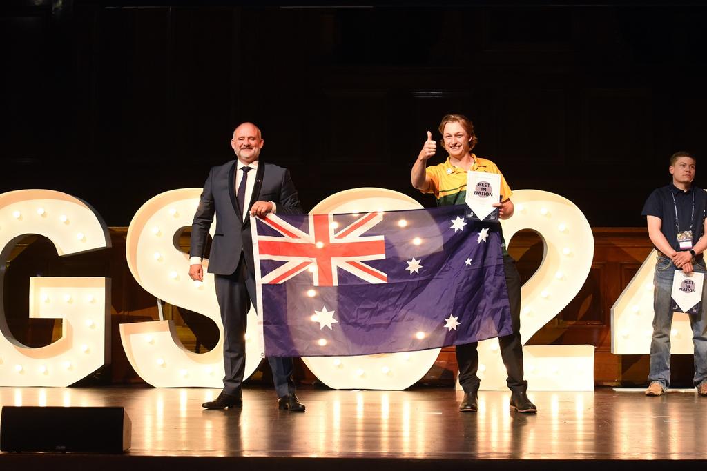 What a wonderful closing ceremony and many thanks @WorldSkills_AU for inviting me! The #Skillaroos are ready for #Worldskills Lyon 2024 this September, the most exciting competition where thousands of young professionals compete in 62 trades (from carpentry to cybersecurity).
