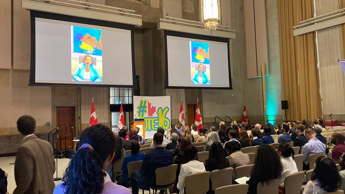 National #Vote16 Summit algebra quiz: Amazing young leaders+strong civil Society partners+committed parliamentarian allies= positive change!  Canada, it’s our turn!