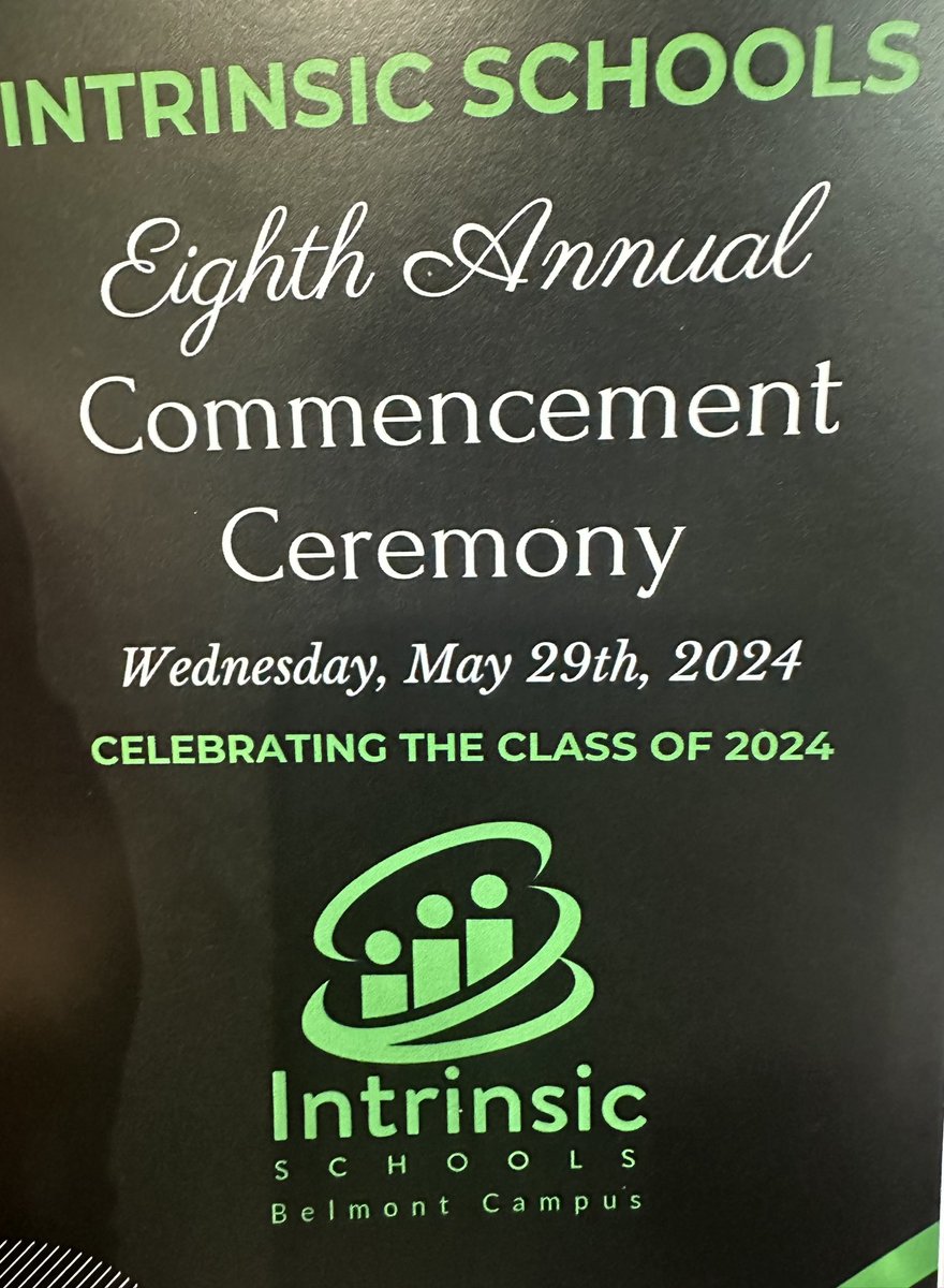 Dr. Adams (@drdaenaadams) on Twitter photo It’s that time of year!!
Graduation!! 🎓🎓
Congratulations to our seniors at <a href="/IntrinsicSchool/">Intrinsic Schools</a> Belmont Campus! Excited to see all the great things you’ll accomplish! It’s that time of year!!
Graduation!! 🎓🎓
Congratulations to our seniors at <a href="/IntrinsicSchool/">Intrinsic Schools</a> Belmont Campus! Excited to see all the great things you’ll accomplish!