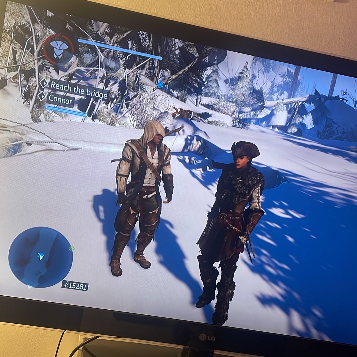 Maybe_Not_GrunK's tweet photo. First time playing ac liberation. And this mission where you meet Connor (Ratonhnhaké:ton) from ac 3 I cannot. I’m choking. What in fucking crossovers is going on. Me needing an inhaler right now what the shit.
#assassinsCreed3 #assassinsCreedLiberation https://t.co/vpEXSY3YNI