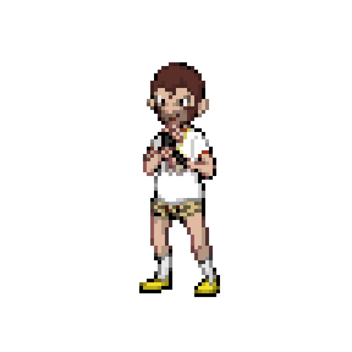 He_champ_'s tweet photo. ポケモントレーナーのドット絵にハマっています🐵 https://t.co/hnXxIHC1AZ