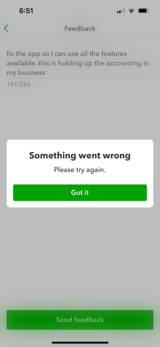 BenBook23's tweet photo. @QuickBooks Fix your app so I can get my accounting done for my business. This is the 3rd day this has happened where only a few features are available to be used. It tells me to refresh the page and when I do nothing happens.  The photo sums up your app right now. https://t.co/tTKaROePXu