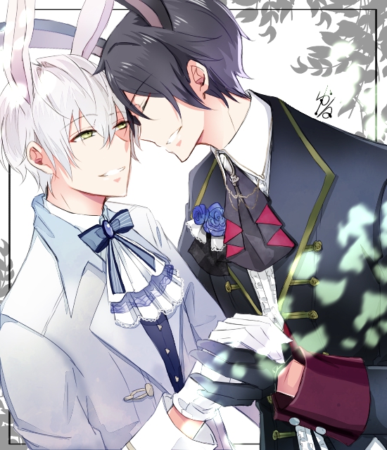 「rabbit ears white hair」 illustration images(Latest)