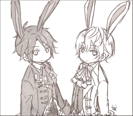 「rabbit ears white background」 illustration images(Latest)