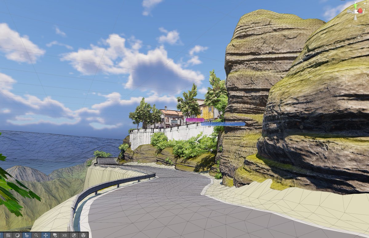 thiagoklafke's tweet image. Oddly satisfying wireframe views 👀 
#madewithunity #splines #hdrp #indiegamedev