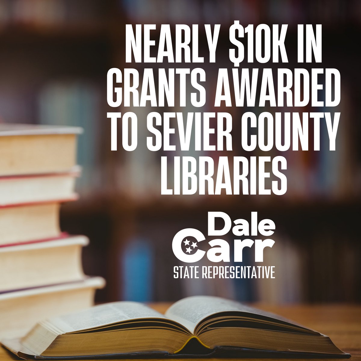 Proud to announce that $5,700 has been allocated to Anna Porter Public Library and $4,244 to the Sevier County Library System for broadband-related services! This funding will help enhance internet access and digital resources for our community.