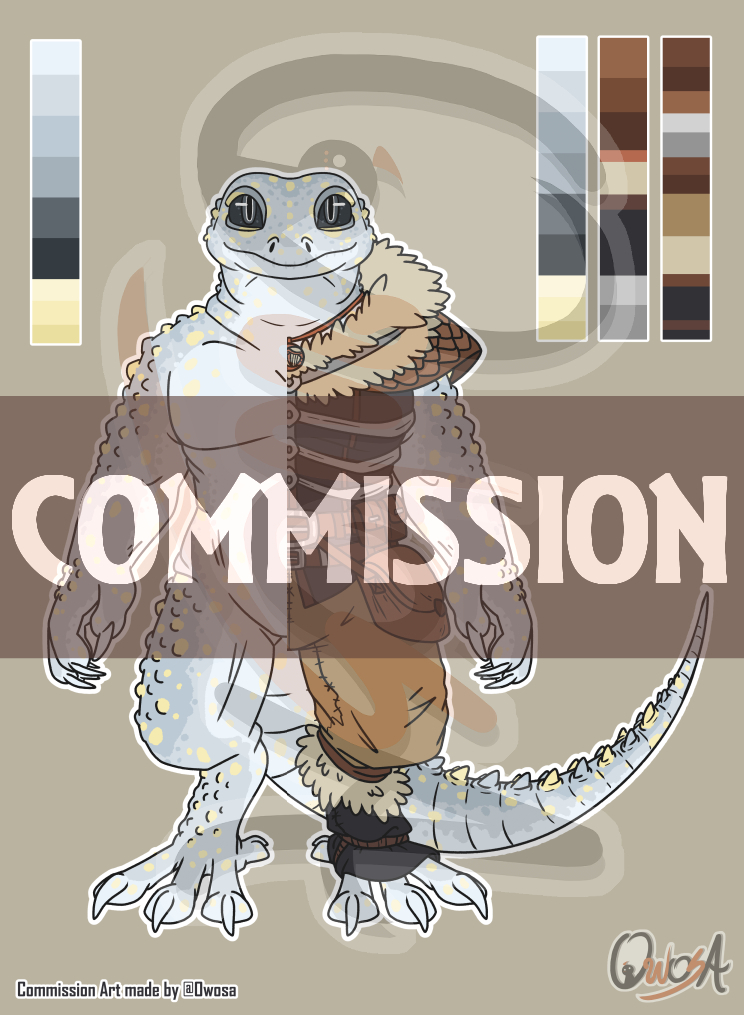 BIG Commission for /winmordefic-blog (tumblr)
- DND Character Design  
- Fully Shaded Character Sheet (Full Body + Half Body + 3 Expressions)

If you're interest in commissioning me, send me a dm!