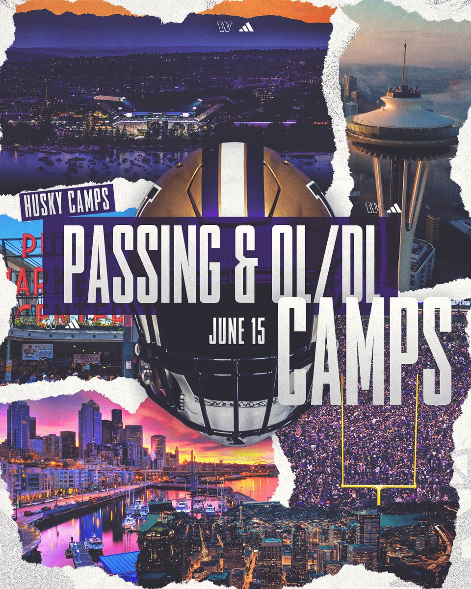 See y’all this summer 💯 🗓️ 6/15 - Passing & OL/DL Camp 📲 washingtonfootballcamps.com #AllAboutTheW