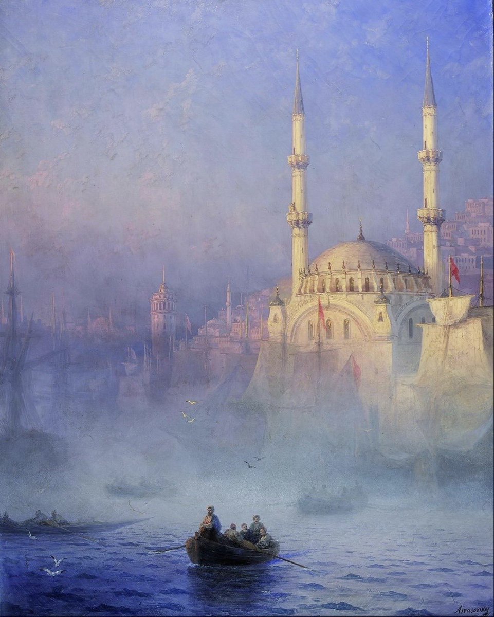 View of Constantinople by Evening Light, Ivan Aivazovsky (1884)