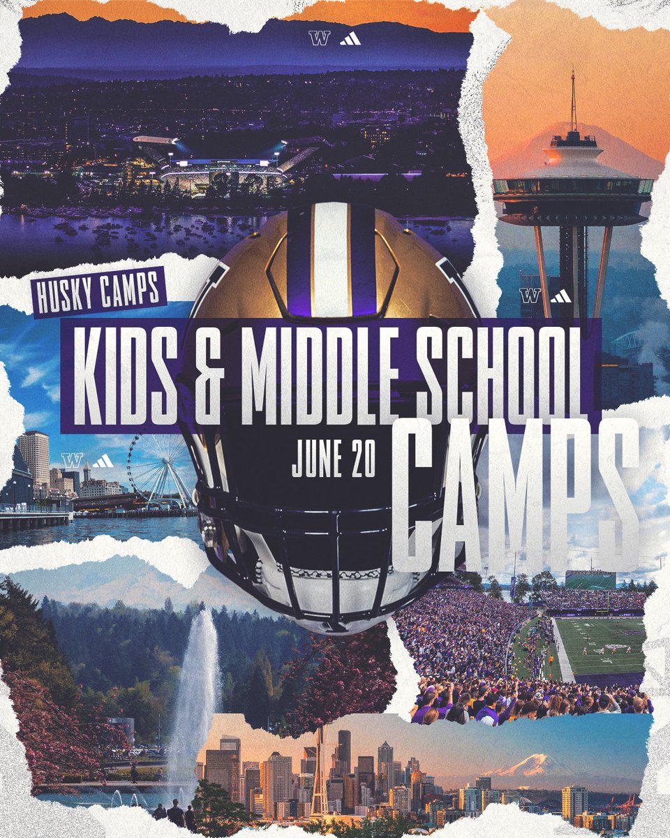 See y’all this summer 💯 🗓️ 6/20 - Kids & Middle School Camp 📲 washingtonfootballcamps.com #AllAboutTheW