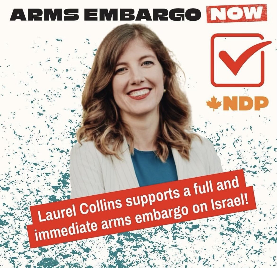 We must do everything in our power to stop genocide. This includes a two-way arms embargo, immediate sanctions, and supporting the ICC and ICJ. My @NDP colleagues and I have signed the Arms Embargo Now petition. Join this call to action at armsembargonow.ca