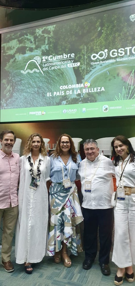 Desde <a href="/Swisscontact/">Swisscontact</a>🇨🇴 participamos activamente en la 1ª Cumbre Latinoamericana y del Caribe del <a href="/GSTC_/">GSTC</a> 🌍
A través del programa Colombia+Competitiva, de la cooperación suiza🇨🇭compartimos la charla "Turismo Sostenible: Miradas desde la gobernanza territorial", llevando las voces