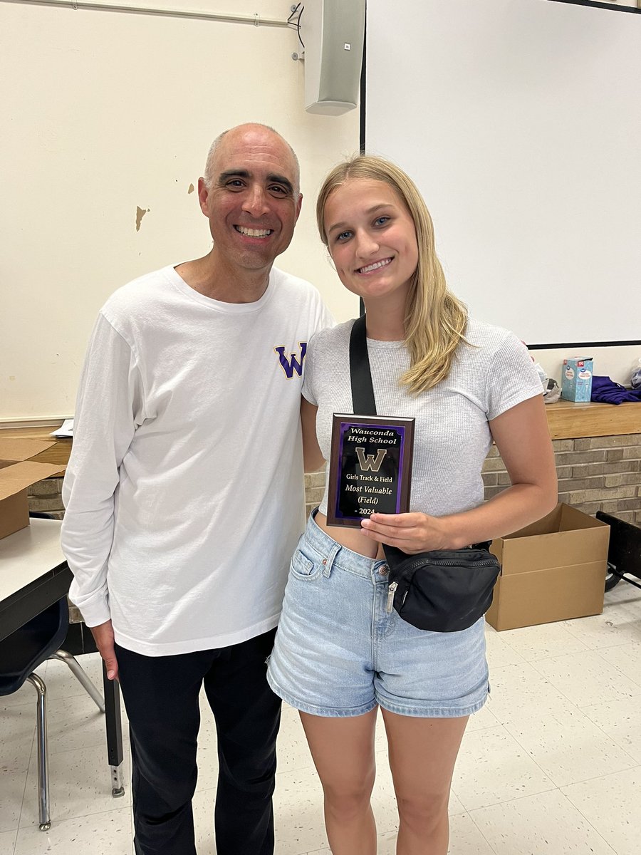 DawnBodden's tweet photo. So proud of you @BoddenReagan 
Track and Field MVP. All Conference. Wauconda record Holder for Pole Vault. @GoWHSAthletics https://t.co/8nmwcE52Tj