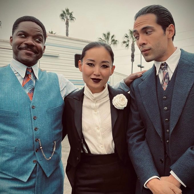 Li Jun Li is currently filming the next Michael B. Jordan / Ryan Coogler collab; Jovan Adepo is in #3BodyProblem and will be in WELCOME TO DERRY and now Diego Calva in series two of THE NIGHT MANAGER. My #Babylon babies, te amo, te amo, te amo. #DiegoCalva #LiJunLi #JovanAdepo