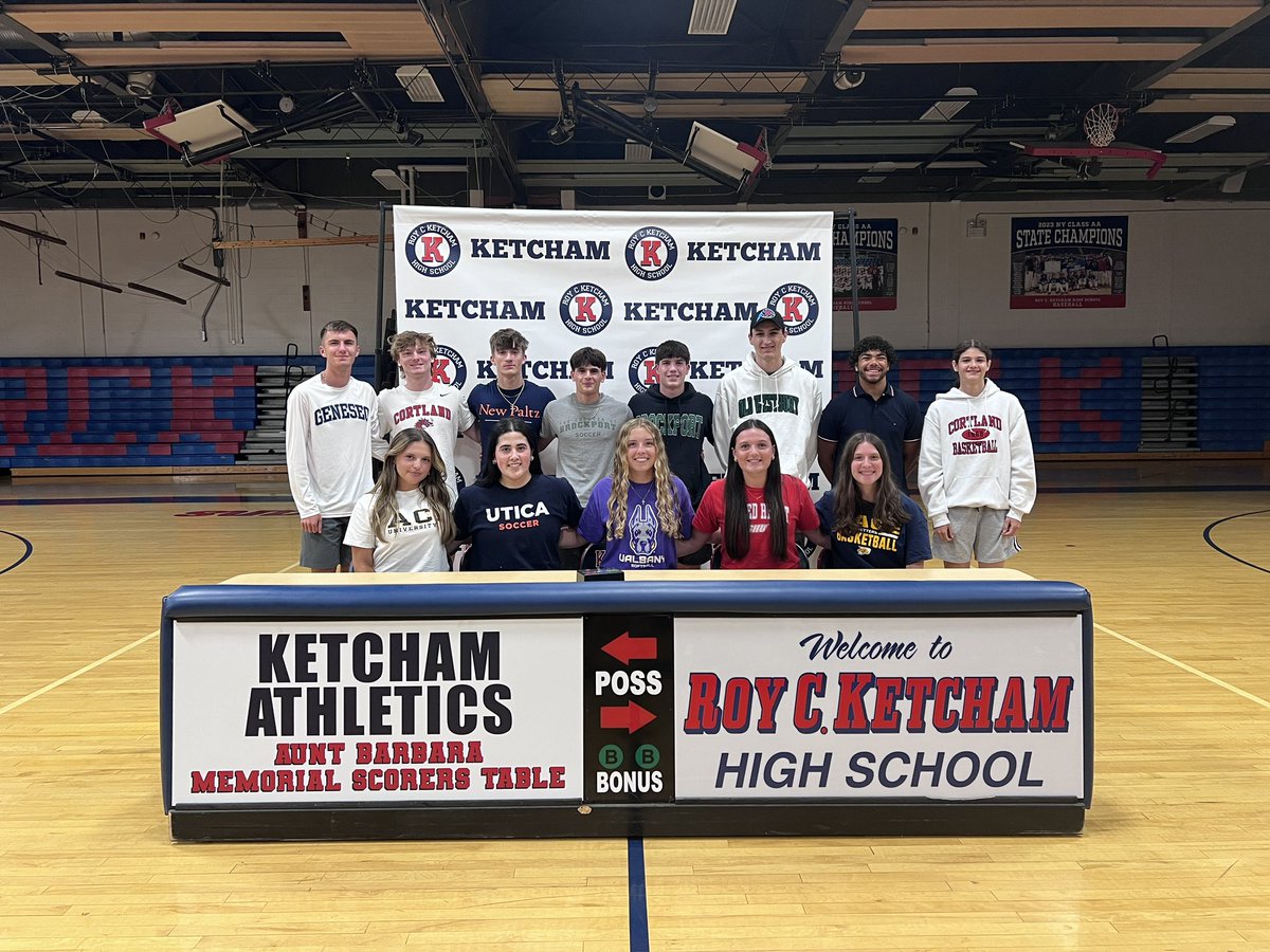 Congratulations to all of our RCK athletes playing in college next year! <a href="/WCSDAthletic/">WCSDAthletics</a> <a href="/WCSDEmpowers/">WCSDEmpowers</a> <a href="/KetchamNation/">RCK High School</a> <a href="/drbonkwcsd/">Dr. Dwight Bonk</a>