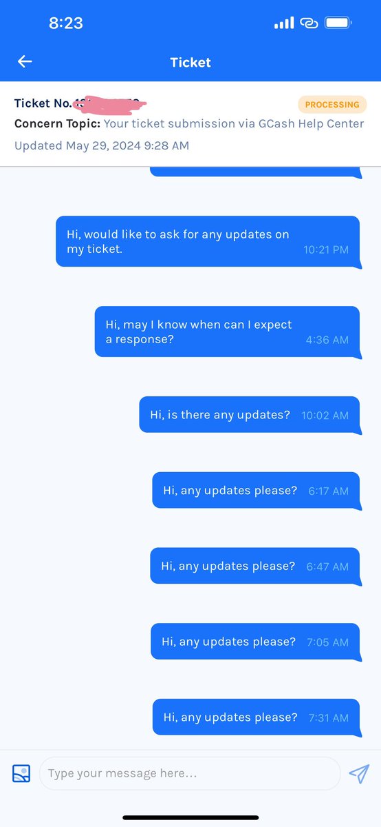 krisilient's tweet image. @gcashofficial , It’s been almost 2 weeks, please give me updates.  #gcash #gcashph #globe