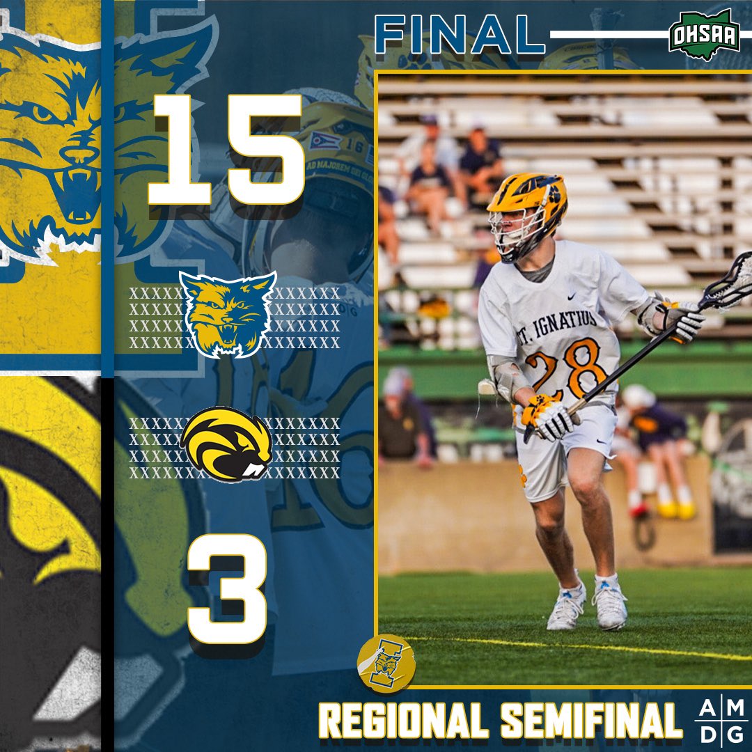 LAX: The Cats advance to the Regional Final with a 15-3 victory over Riverside! They will face the winner of Hoover/Hudson on Friday at 7 p.m. from Krenzler Field with a berth to the State Semifinal on the line! #GoCats