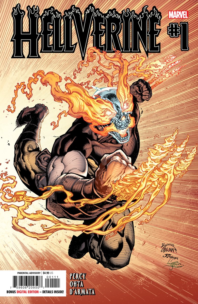 Mark Basso (@markfbasso) on Twitter photo Today is also the start of a new era--HELLVERINE #1 hit stores! <a href="/Benjamin_Percy/">Benjamin Percy</a> <a href="/JuliusOhta/">Julius Ohta</a> and the whole team are putting their all into it, and it's one hell of a ride! Hop on now! Today is also the start of a new era--HELLVERINE #1 hit stores! <a href="/Benjamin_Percy/">Benjamin Percy</a> <a href="/JuliusOhta/">Julius Ohta</a> and the whole team are putting their all into it, and it's one hell of a ride! Hop on now!
