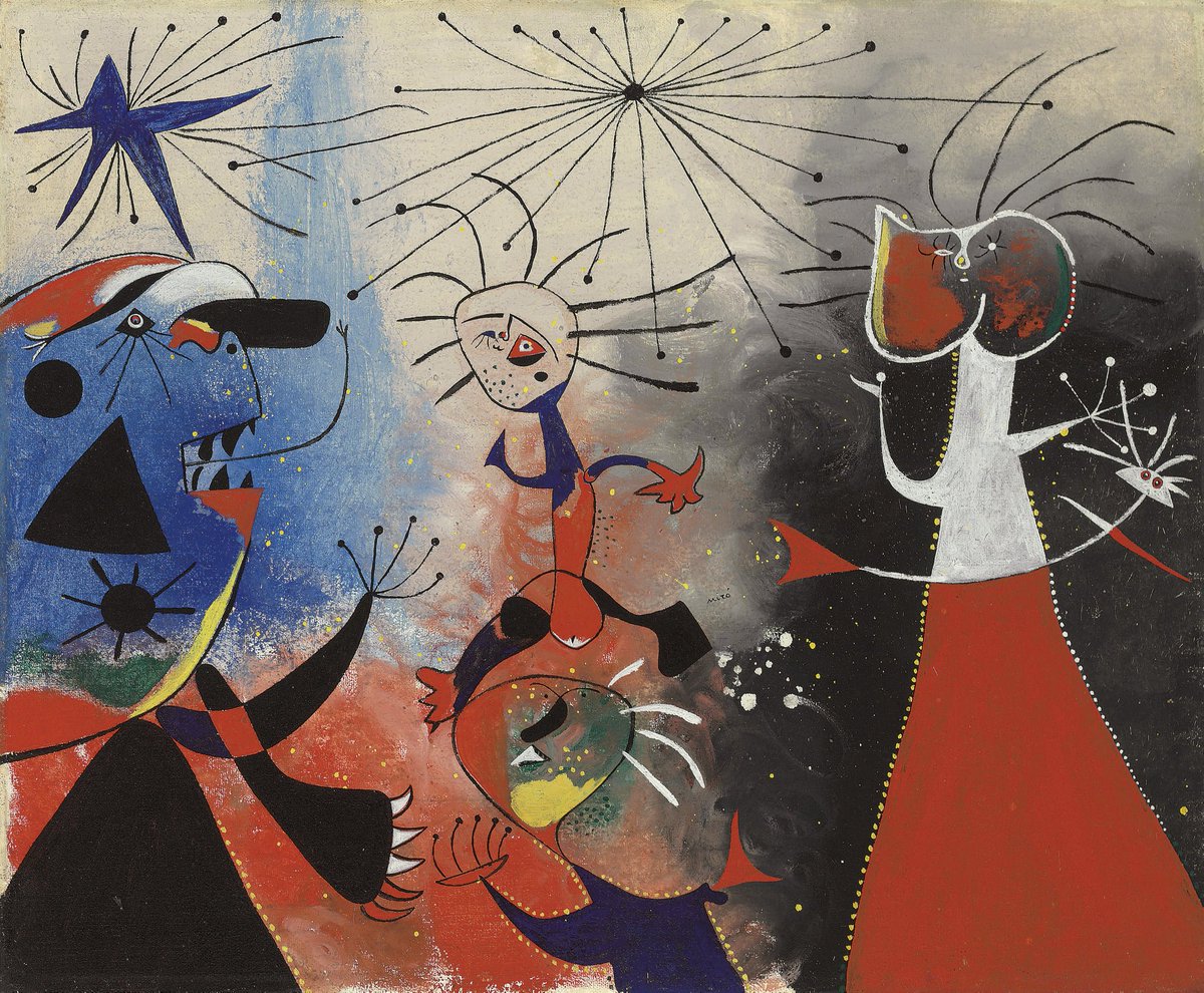 Joan Miro: 'The Caress of the Stars,' 1938